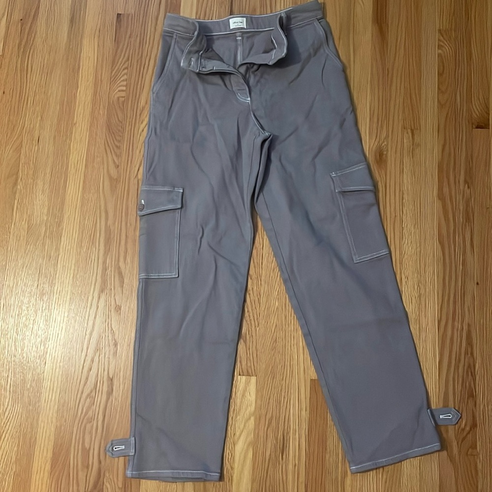 Aritzia cargo denim. Wilfred free size 8 light purple worn once.